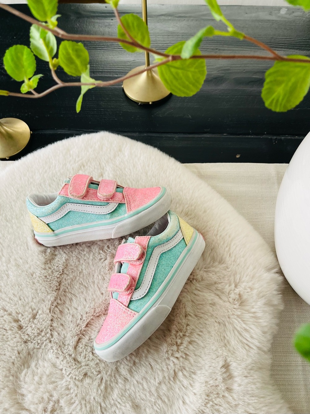 Vans cor sparkle shoes sz 11.5 kids